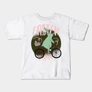 Easter on Two Wheels Kids T-Shirt